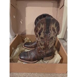 Ariat Sport Wide Square Toe Western Boots Mens 9.5 D Distressed Brown 10010285